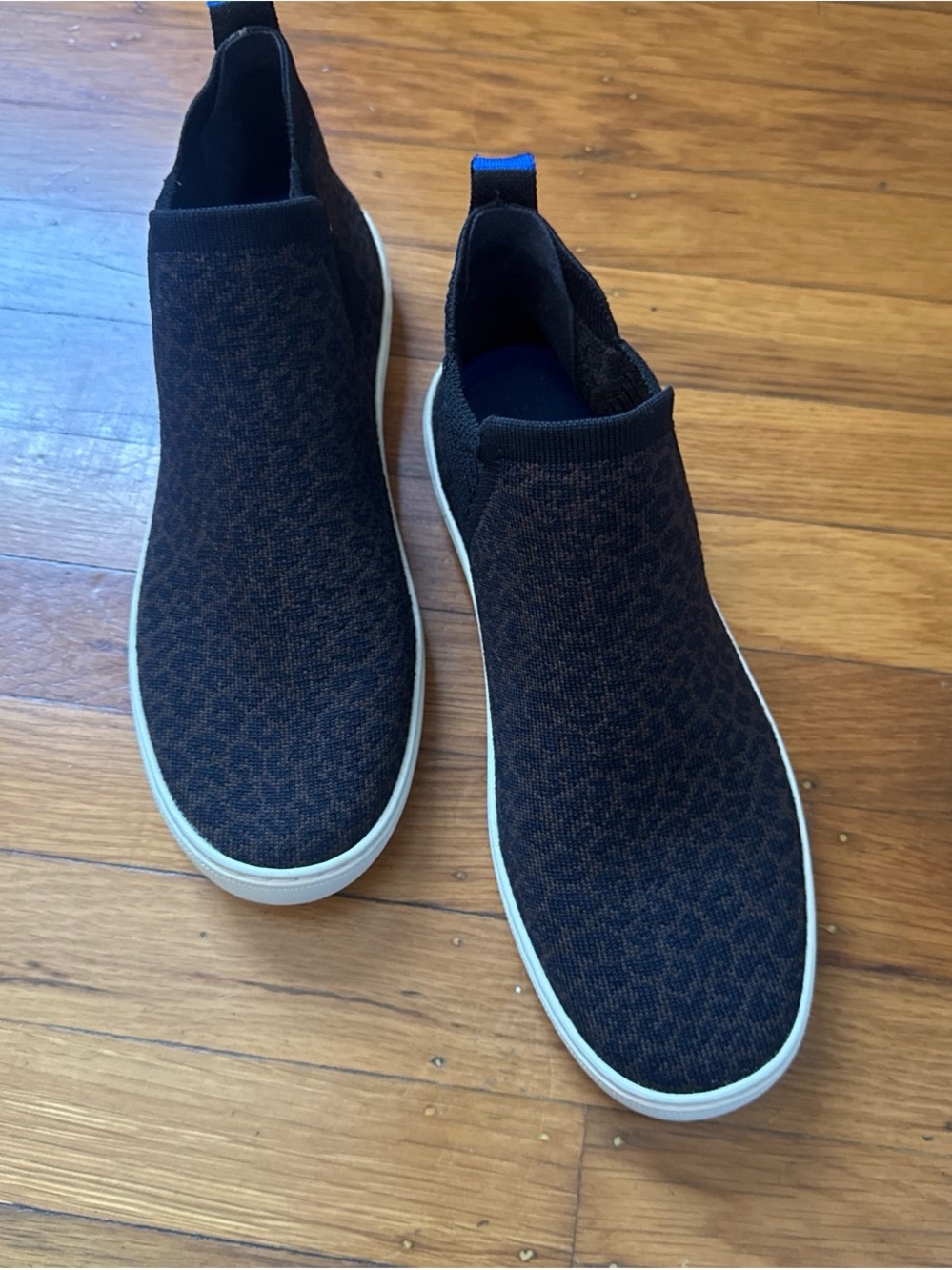 Rothy's Women's Brown Leopard Ankle Booties - Picture 4 of 5